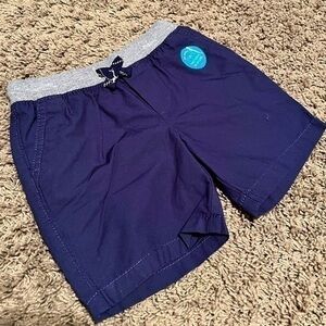 NWT Carters boys navy blue and gray cargo shorts 24 months